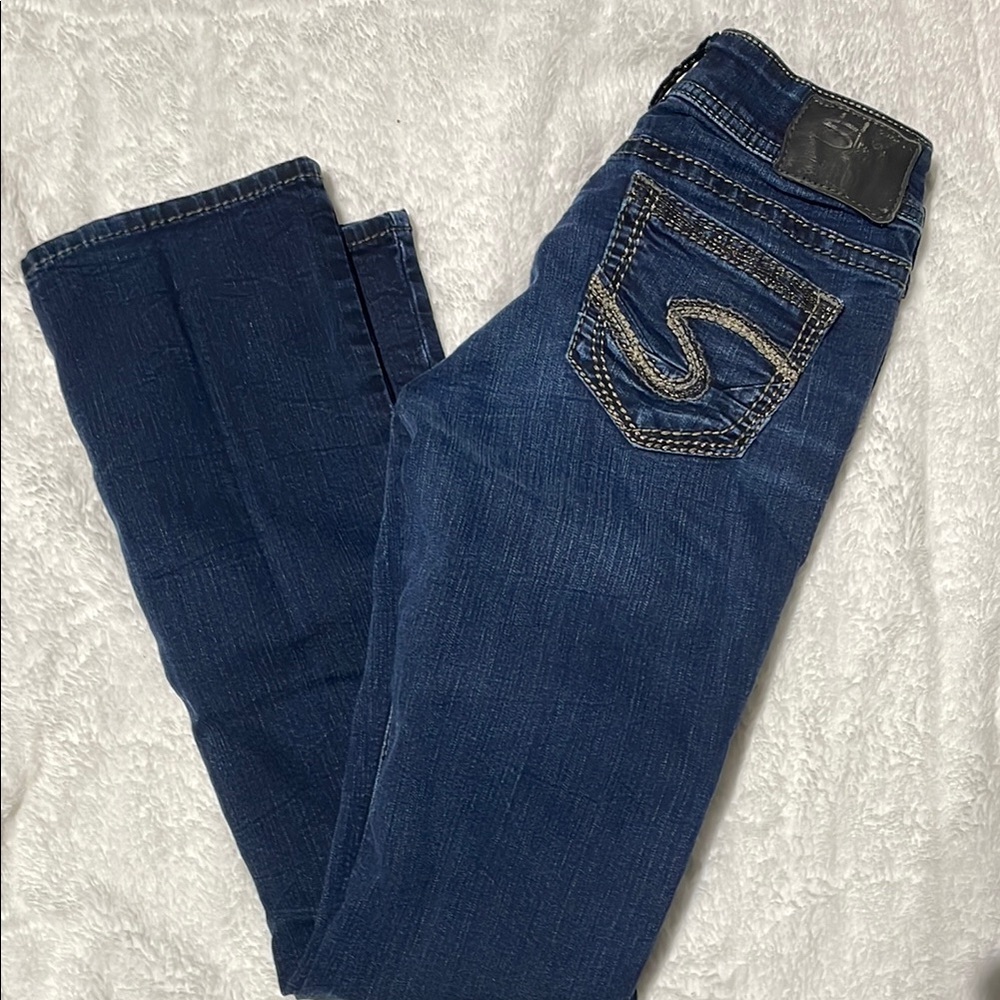 Silver Bootcut Jeans